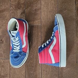 Vans Red & Blue high tops